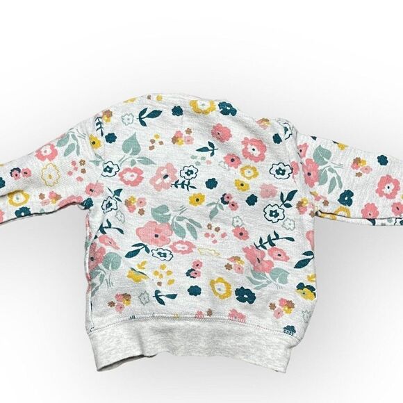 Child of Mine Carters Baby Girl Ivory Jacket Size 3-6 Months Floral Print Boho - Picture 2 of 7